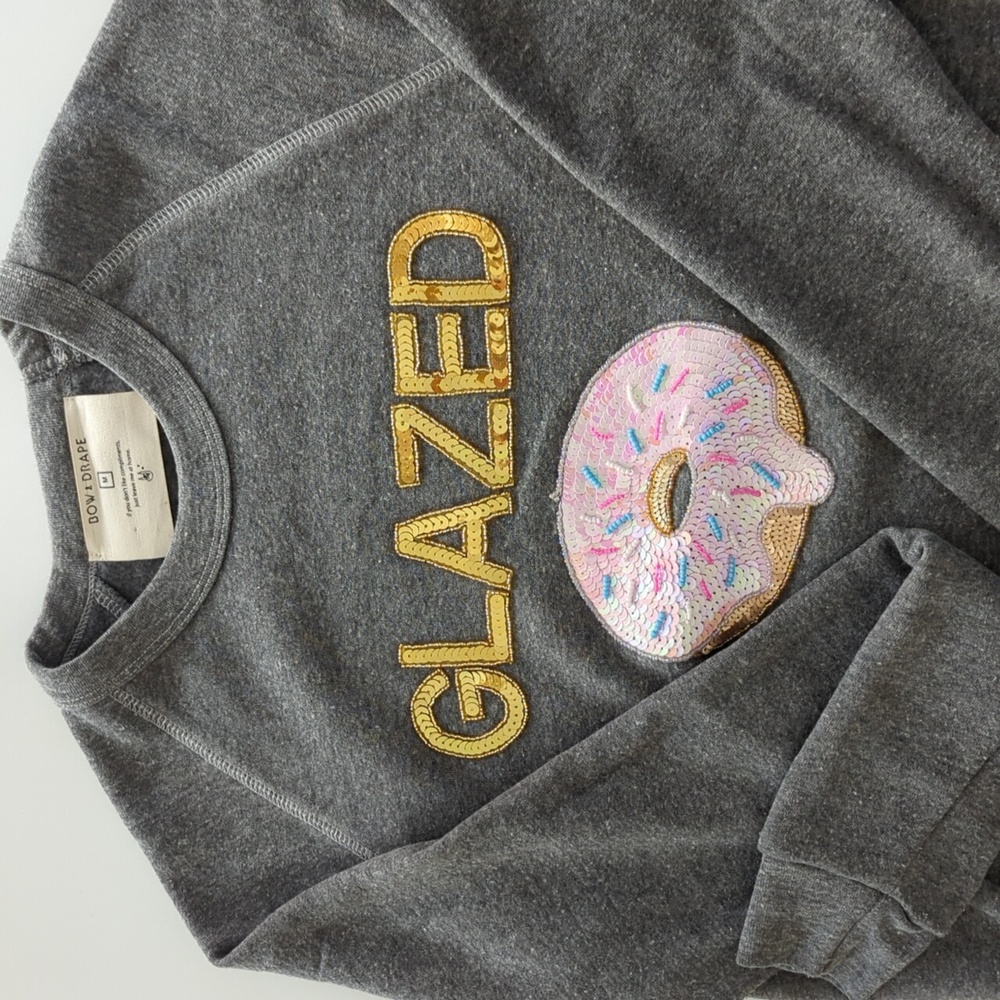 Sequin GLAZED sweatshirt